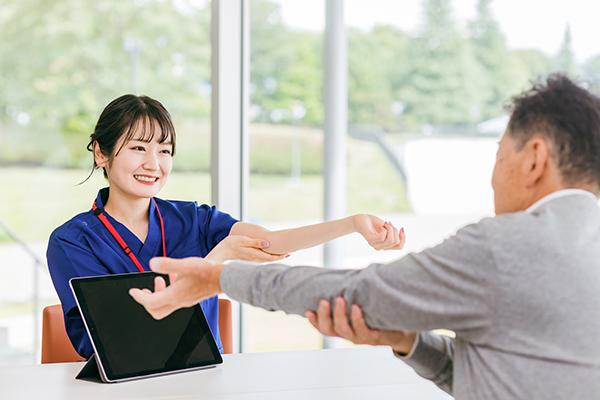 自主トレーニングの指導とチェック